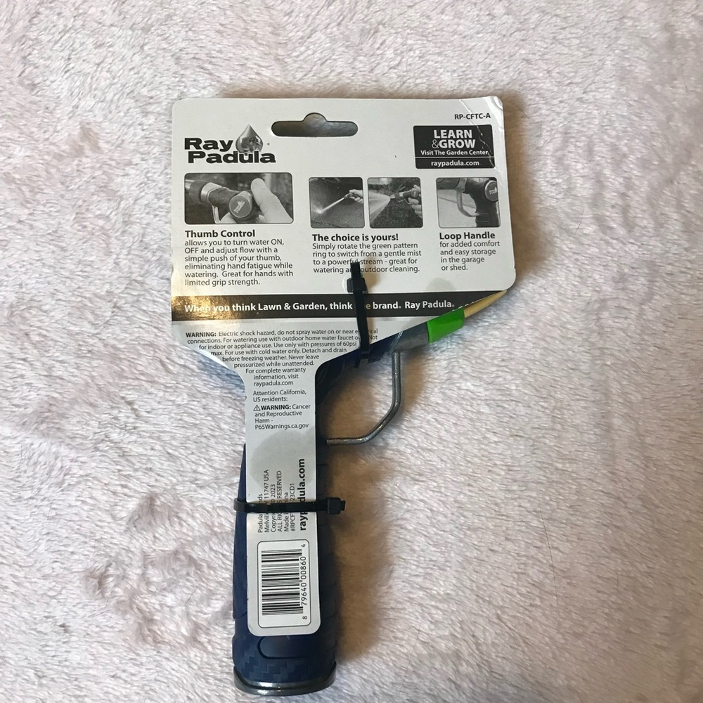 Ray Padula Metal Thumb Control Nozzle Adjustable Spay Leakproof And Weatherproof - Picture 7 of 12